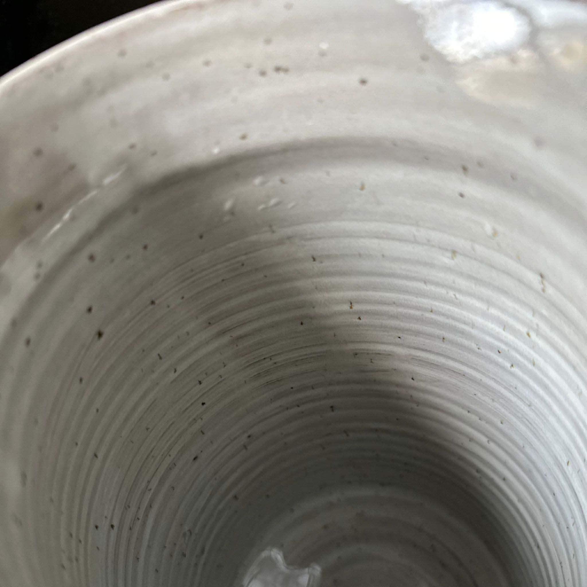 Keramikvase schwarze -weiß, 2 l - FRANZARTKERAMIK