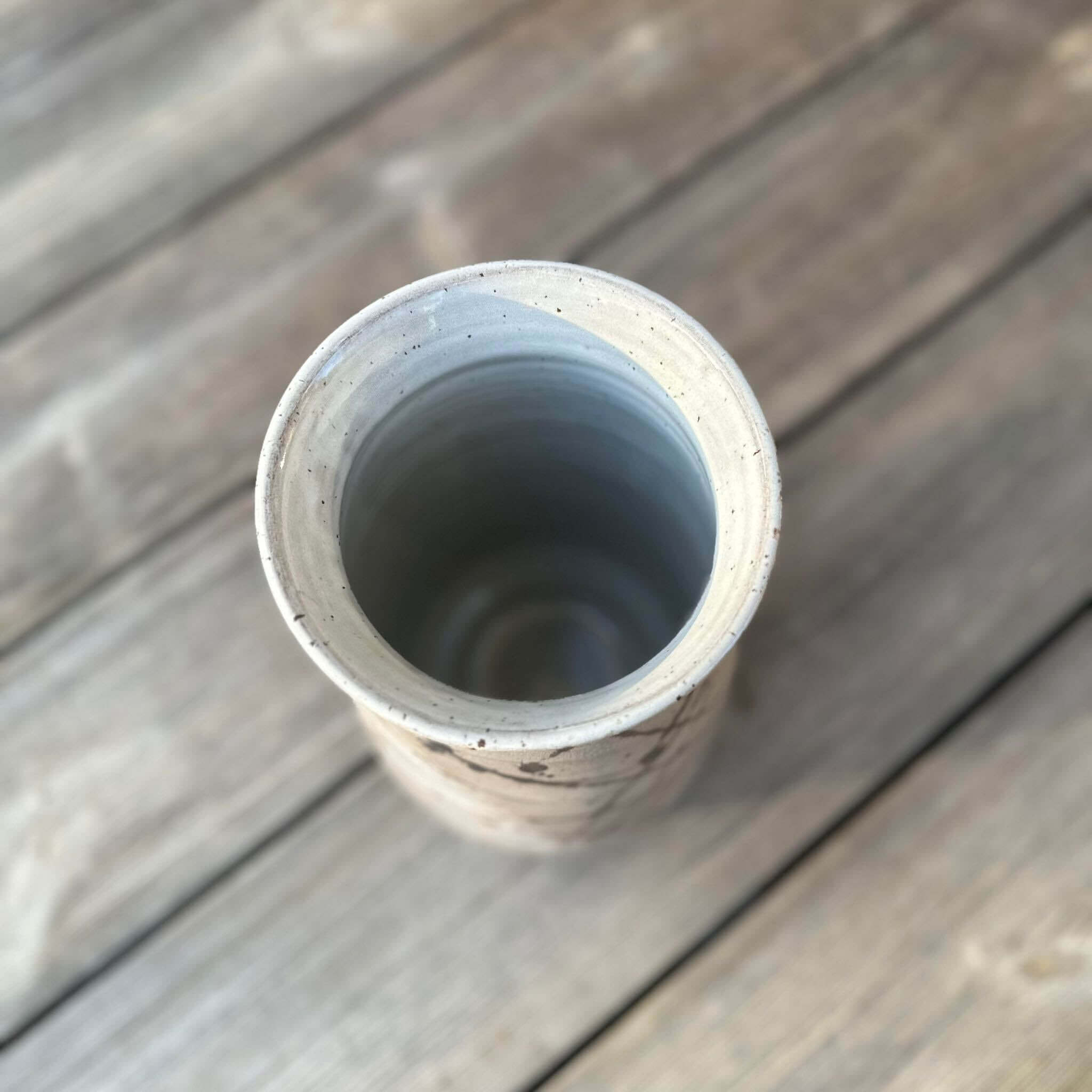 Keramikvase schwarze -weiß, 2 l - FRANZARTKERAMIK