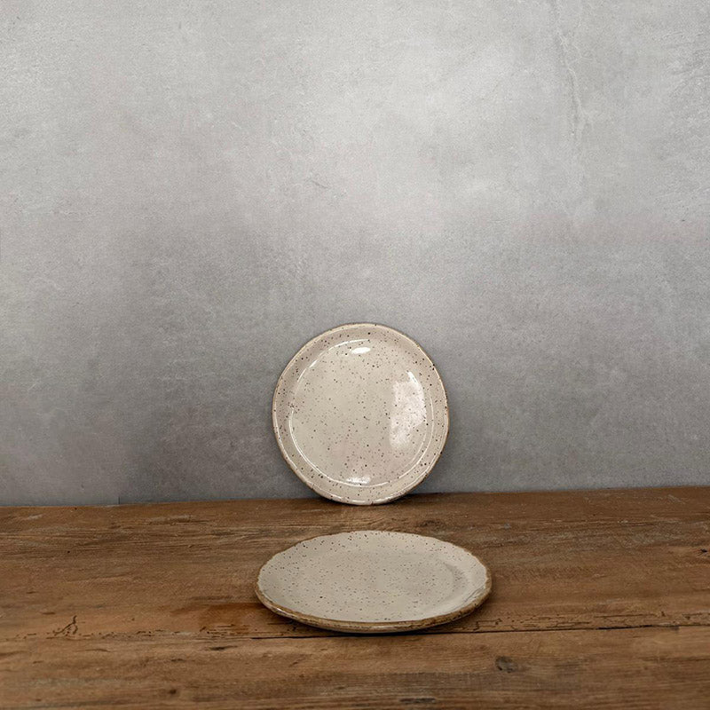 BOHEMIAN White Beilagenteller oder Untertasse