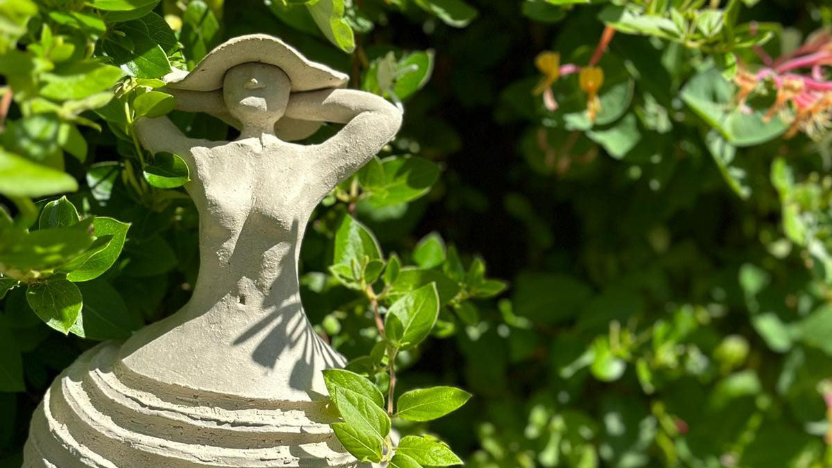 Gartenfigur Ausschnitt