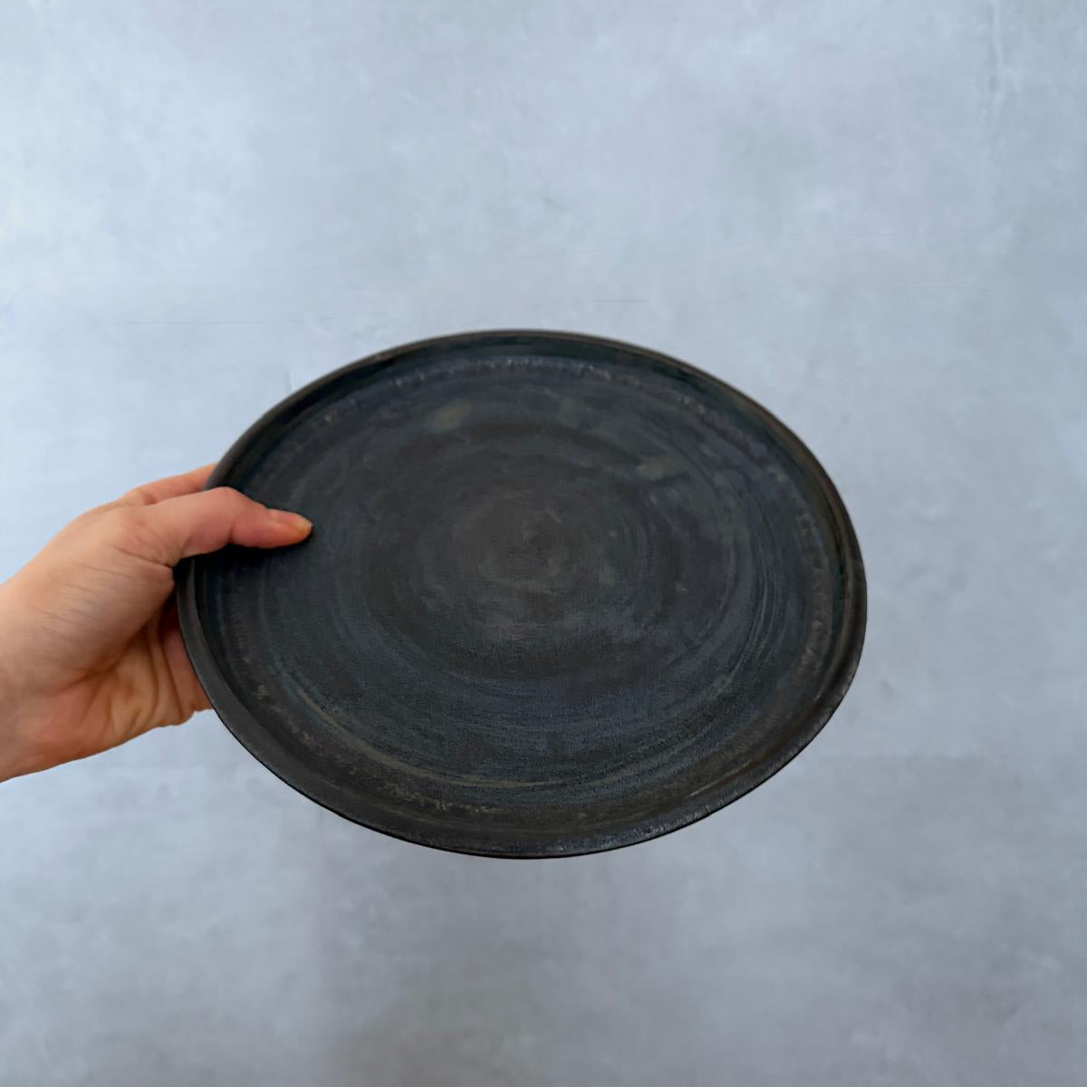 AREIA Negra - Keramikteller Ø 23 cm, Dessertteller - FRANZARTKERAMIK