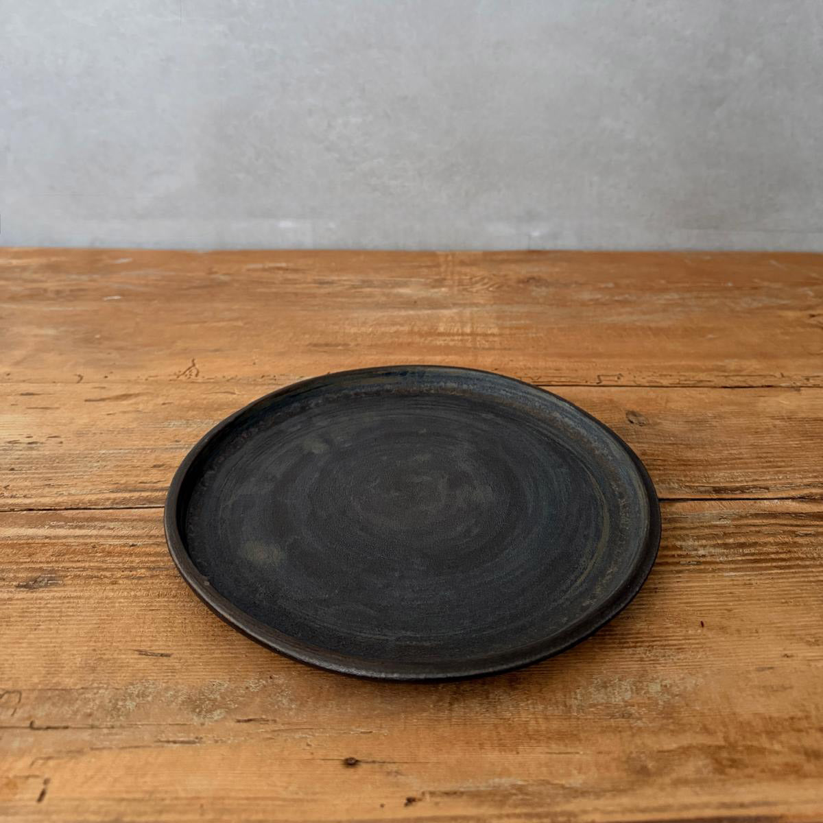 AREIA Negra Essteller - großer Teller Keramik Ø 27 cm - FRANZARTKERAMIK