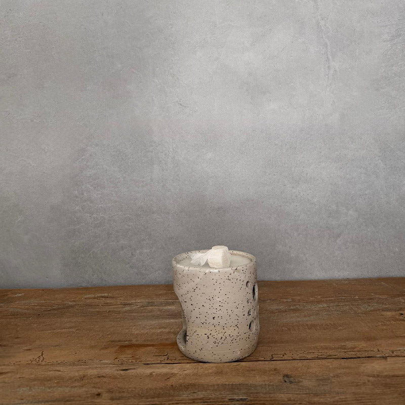 Aromalampe mit Lichtspiel Keramik - FRANZARTKERAMIK