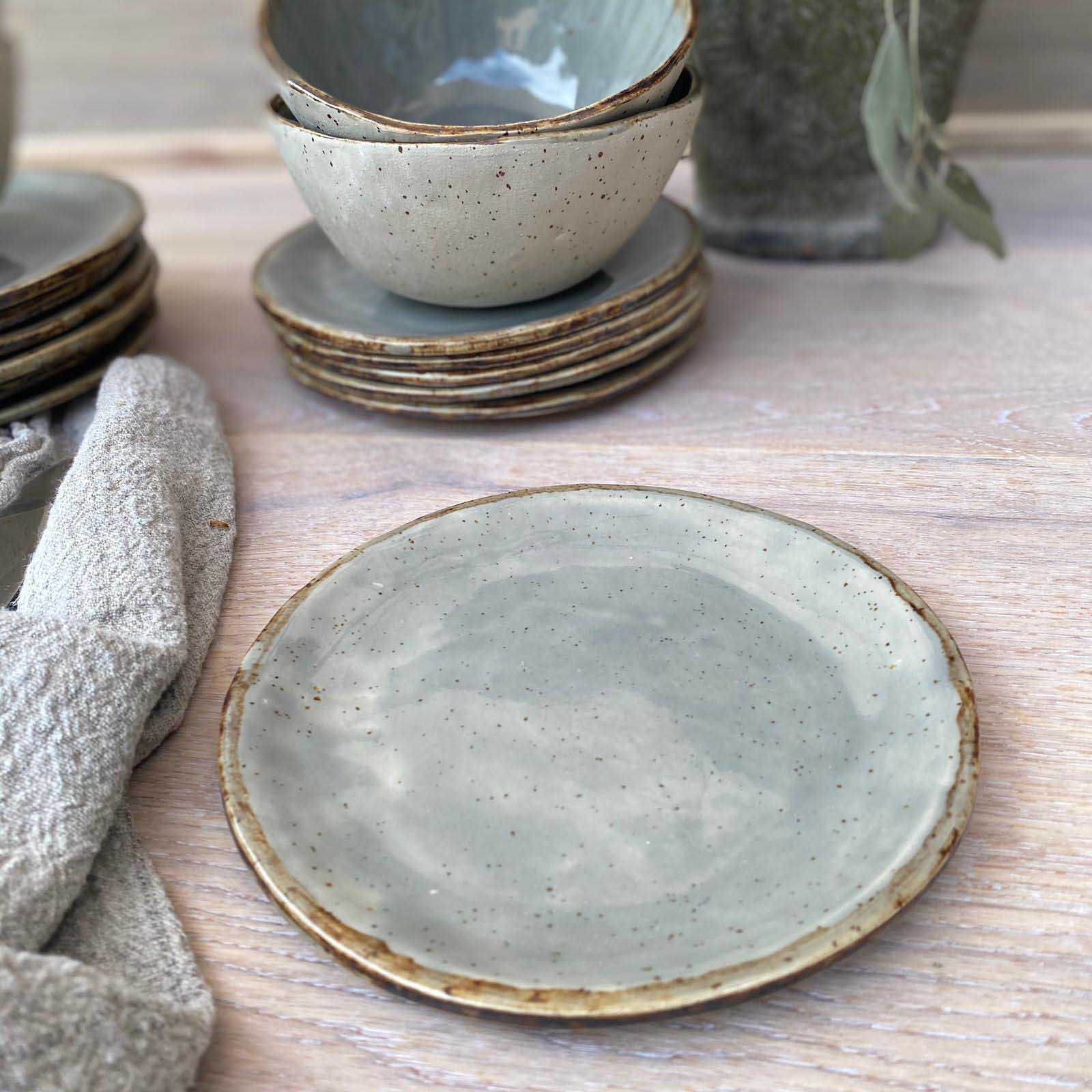 Dessertteller aus der Serie Bohemian Grey