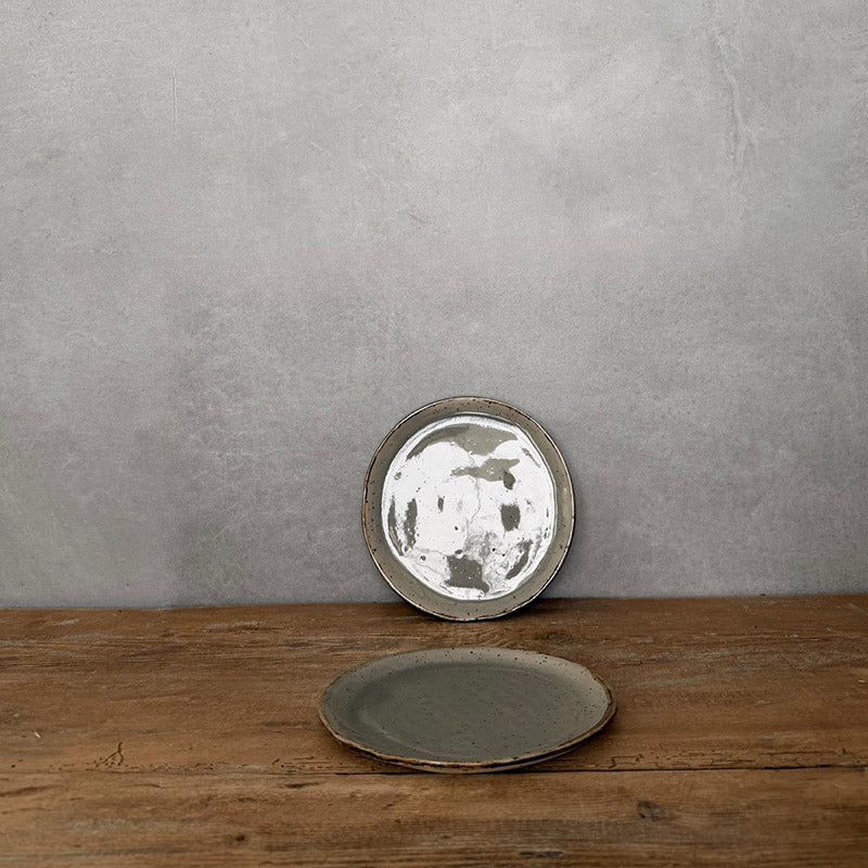 BOHEMIAN Grey Brot/Beilagenteller - FRANZARTKERAMIK