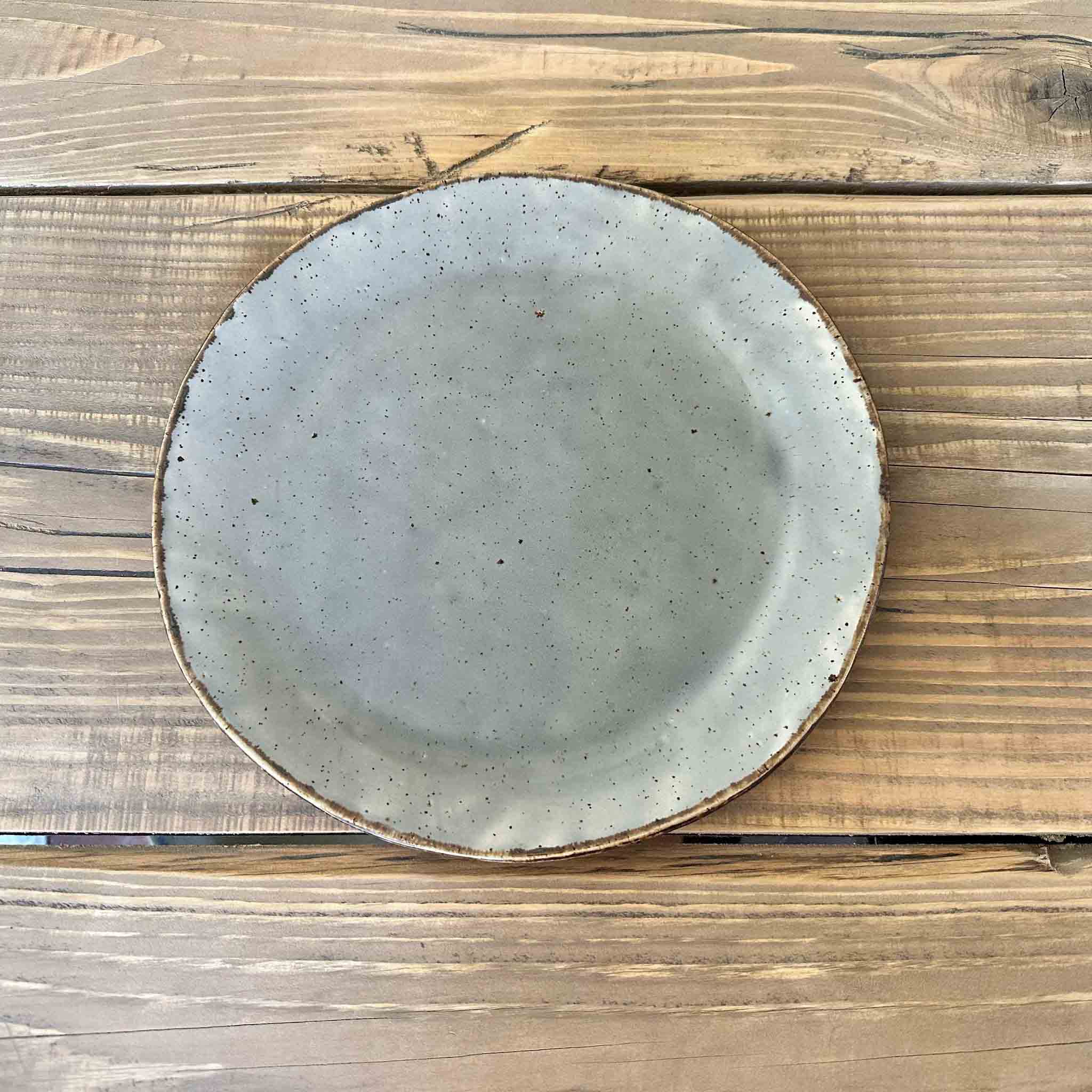 Essteller, Bohamien Grey, Keramikteller grau