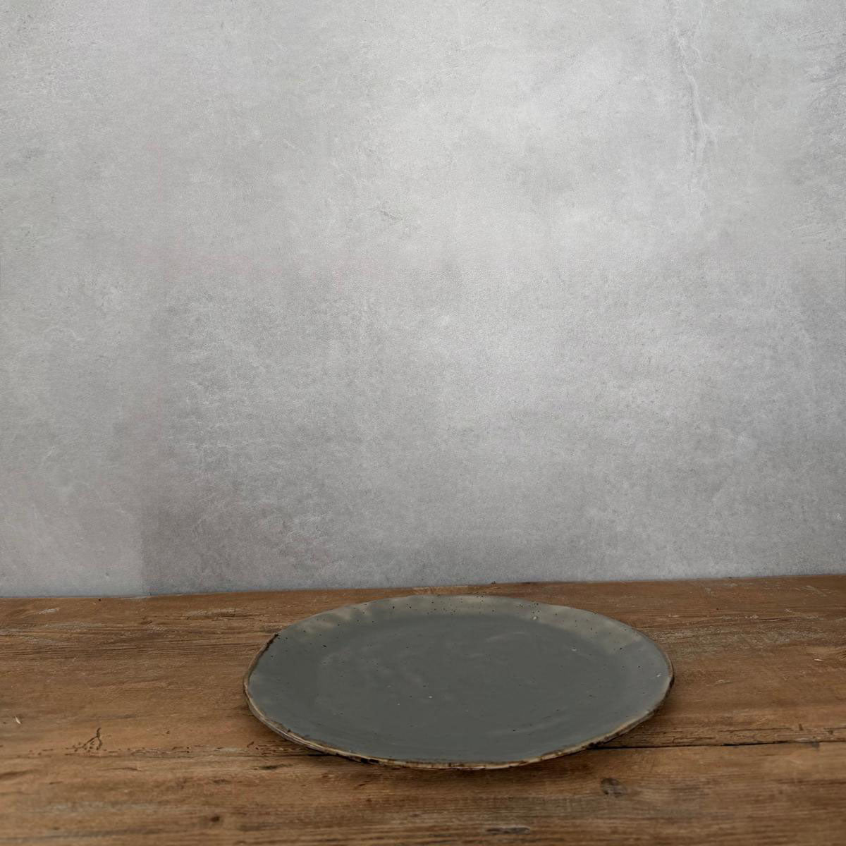 Essteller, Bohamien Grey, Keramikteller grau