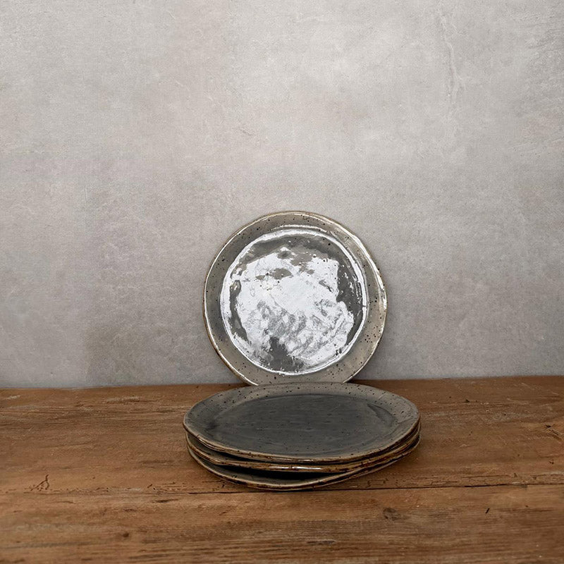 4 Stück Keramikteller BOHEMIAN Blue