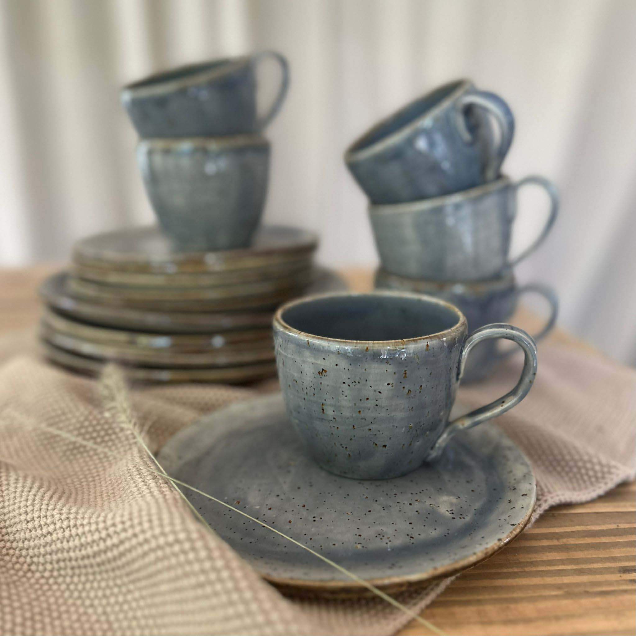 BOHEMIAN Blue Keramiktasse, 200 ml - FRANZARTKERAMIK
