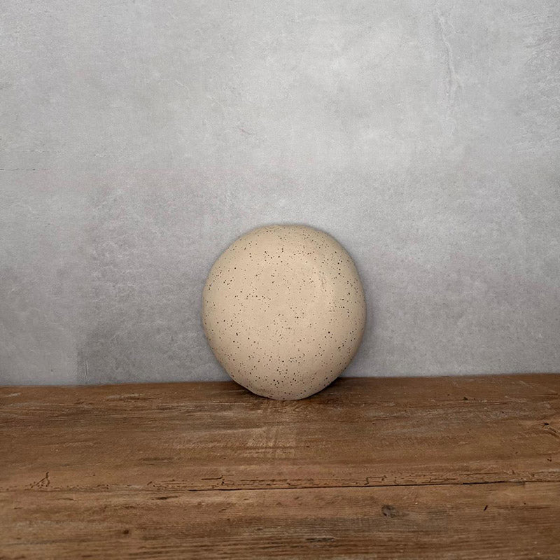 Rückansicht der Keramik-Salatschüssel mittel, BOHEMIAN Blue