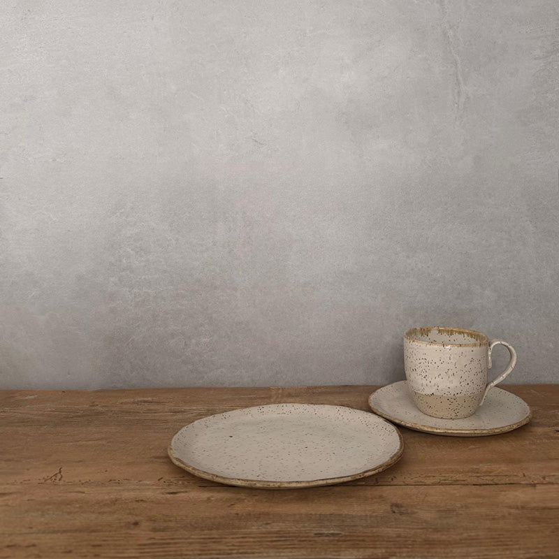 BOHEMIAN White Dessertteller - FRANZARTKERAMIK