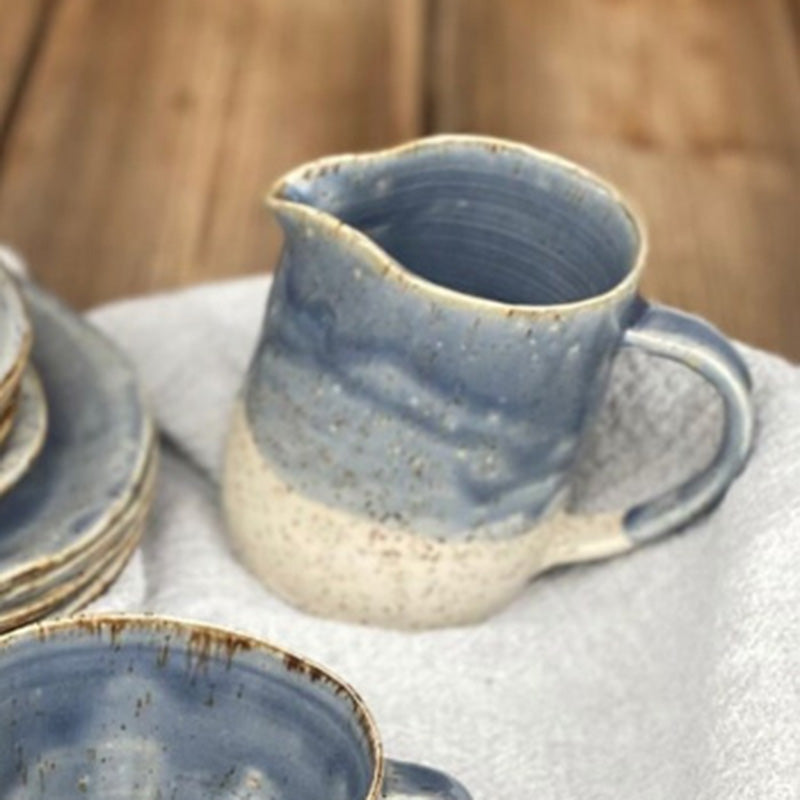 Bohemian Blue, Milchkaennchen aus Keramik, 300 ml Fassungsvermögen