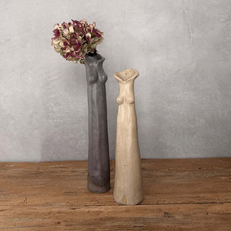 Frauenvase AREIA Natural, Keramikvase - FRANZARTKERAMIK