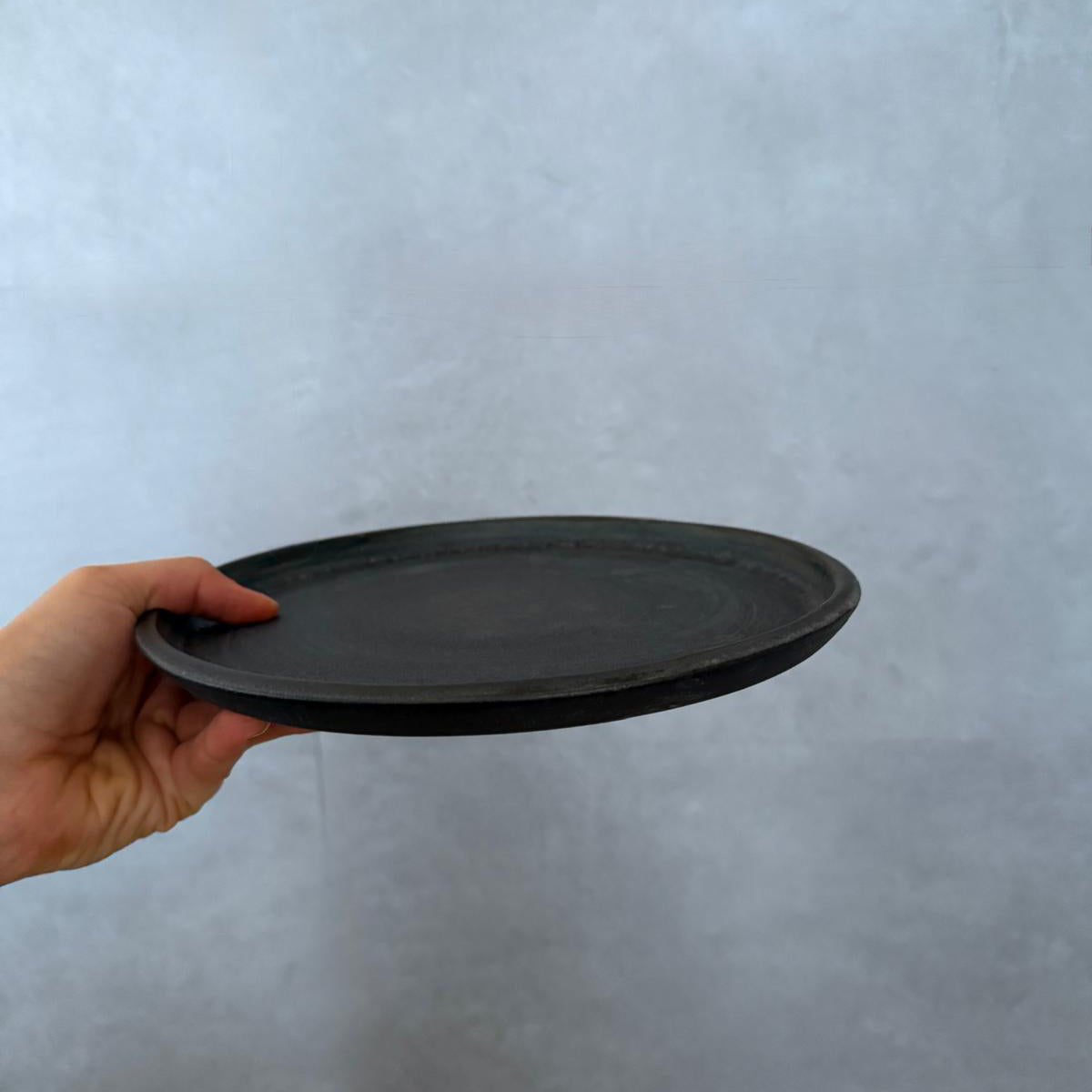 AREIA Negra - Keramikteller Ø 23 cm, Dessertteller - FRANZARTKERAMIK