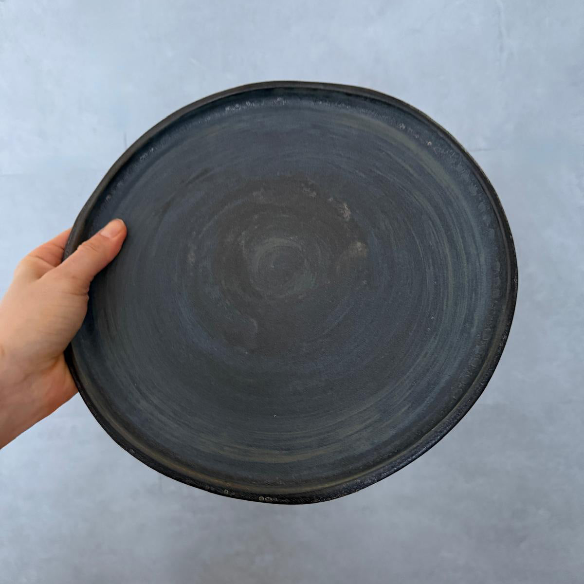 AREIA Negra - Keramikteller Ø 23 cm, Dessertteller - FRANZARTKERAMIK