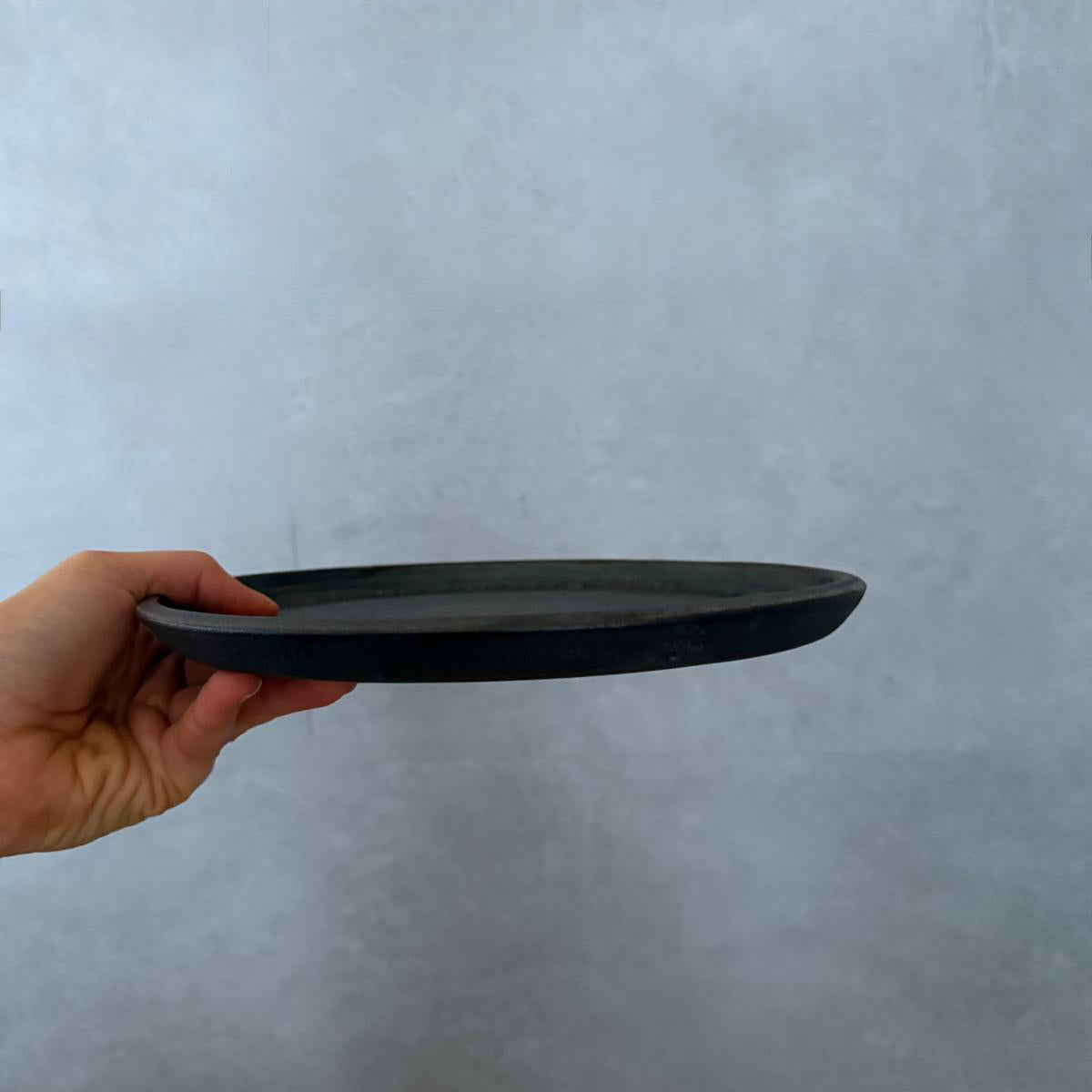 AREIA Negra - Keramikteller Ø 23 cm, Dessertteller - FRANZARTKERAMIK