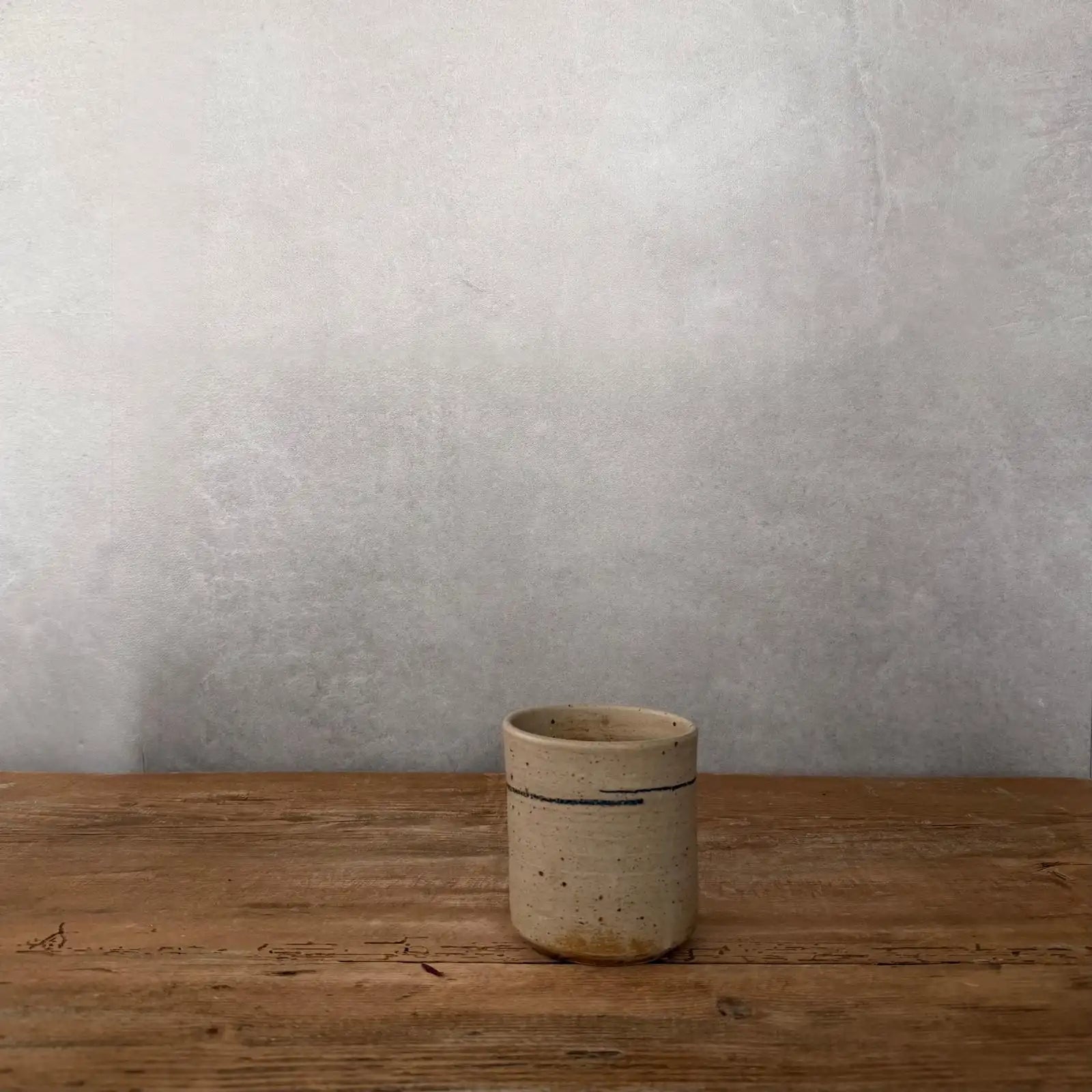 Teebecher mit Streifen AREIA Branca - FRANZARTKERAMIK 