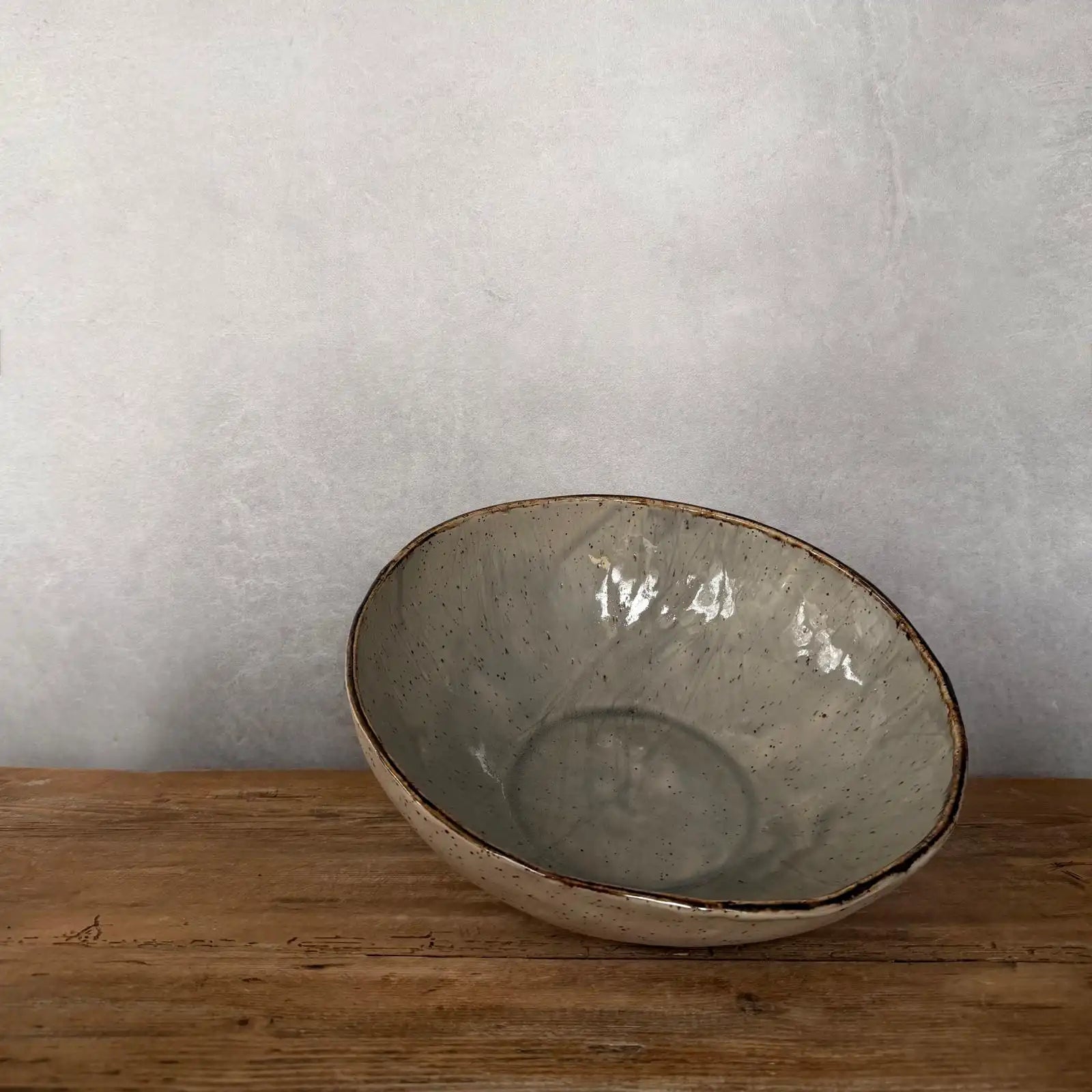 Salatschüssel groß BOHEMIAN Grey - FRANZARTKERAMIK 