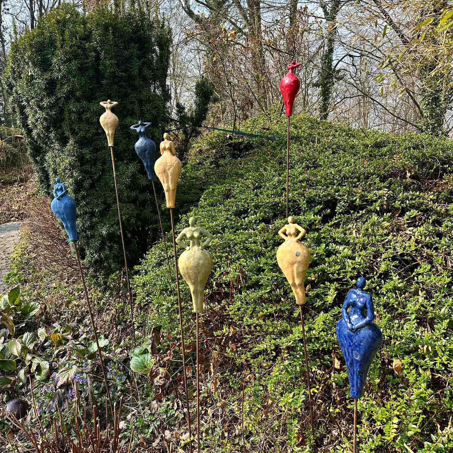 Keramikfiguren Lustige Weiber