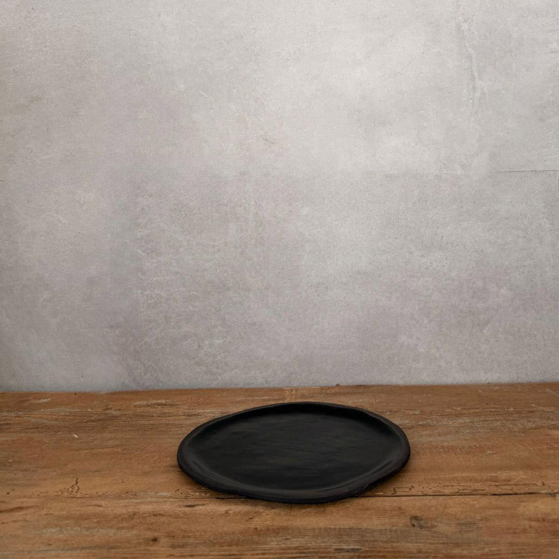 Keramikteller JOLO schwarz, Dessertteller