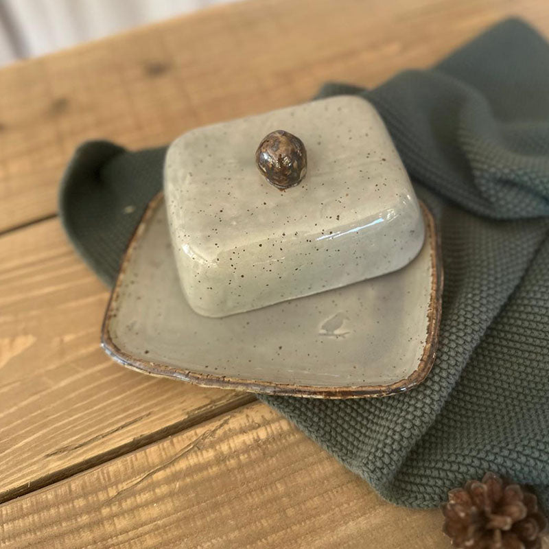Butterdosen Keramik , 1 Stück