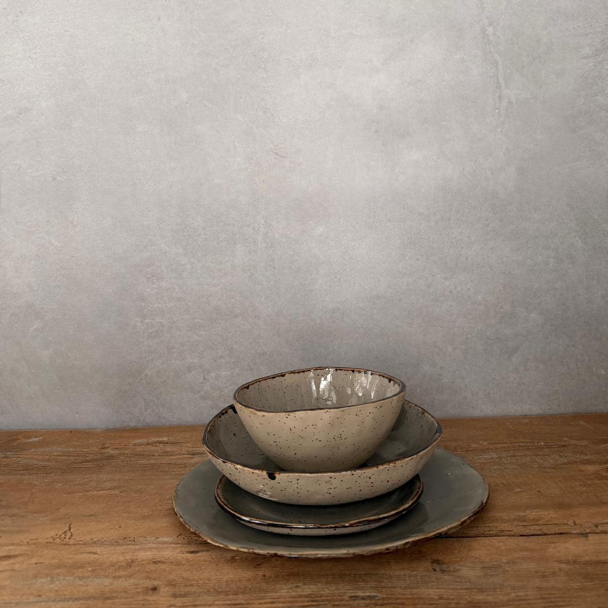 BOHEMIAN Grey Suppenschale - FRANZARTKERAMIK