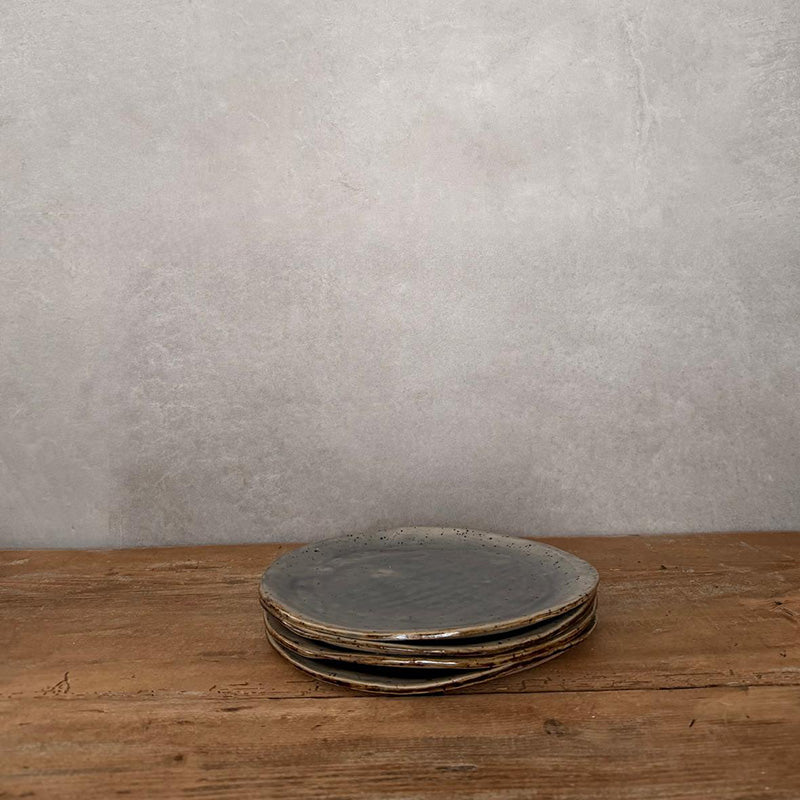 4x Keramikdessertteller BOHEMIAN Blue