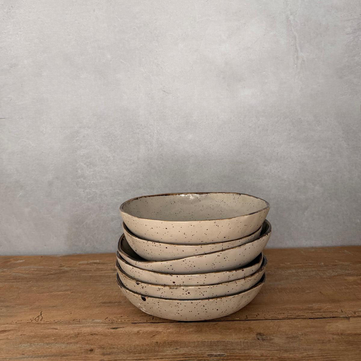 6x2 Keramik-Suppenschale BOHEMIAN Grey