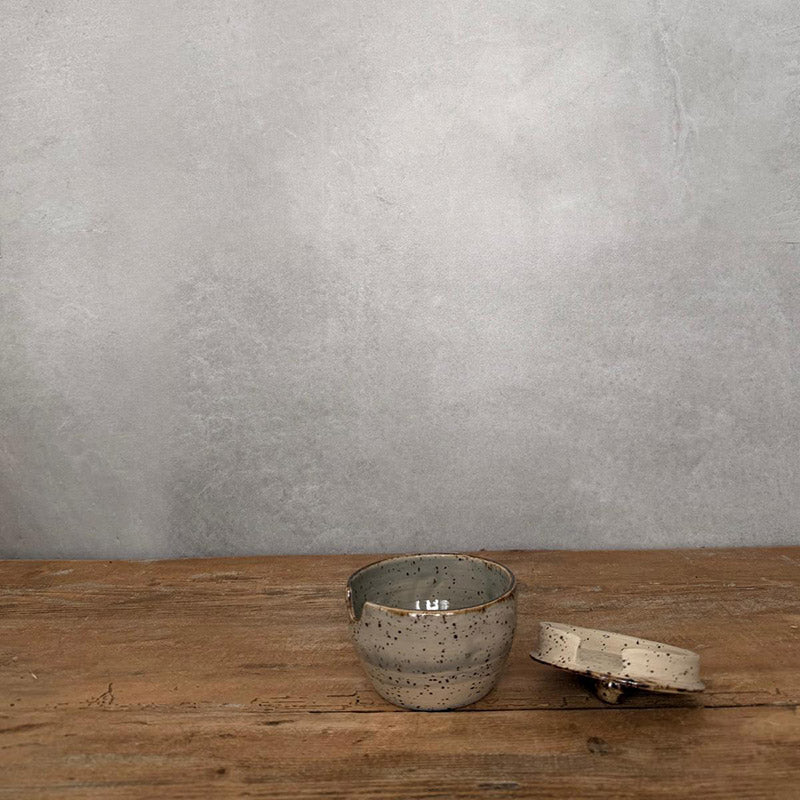 BOHEMIAN Grey Zuckerdose - FRANZARTKERAMIK