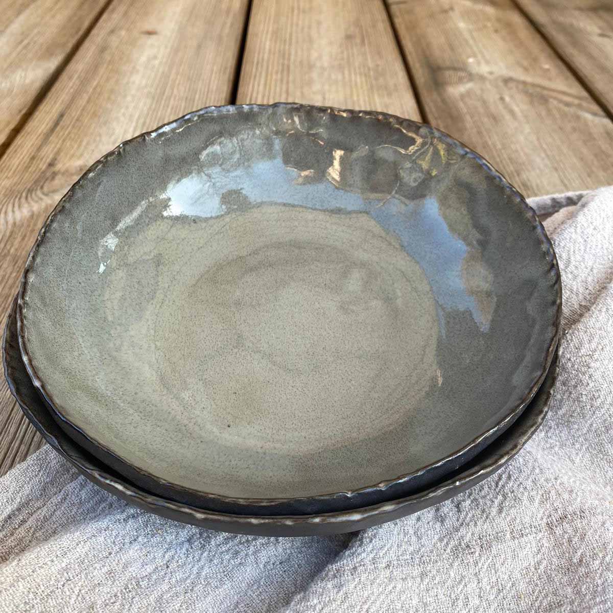 JOLO ORIGINAL Suppenschale mit dünnem Rand, Keramikschale