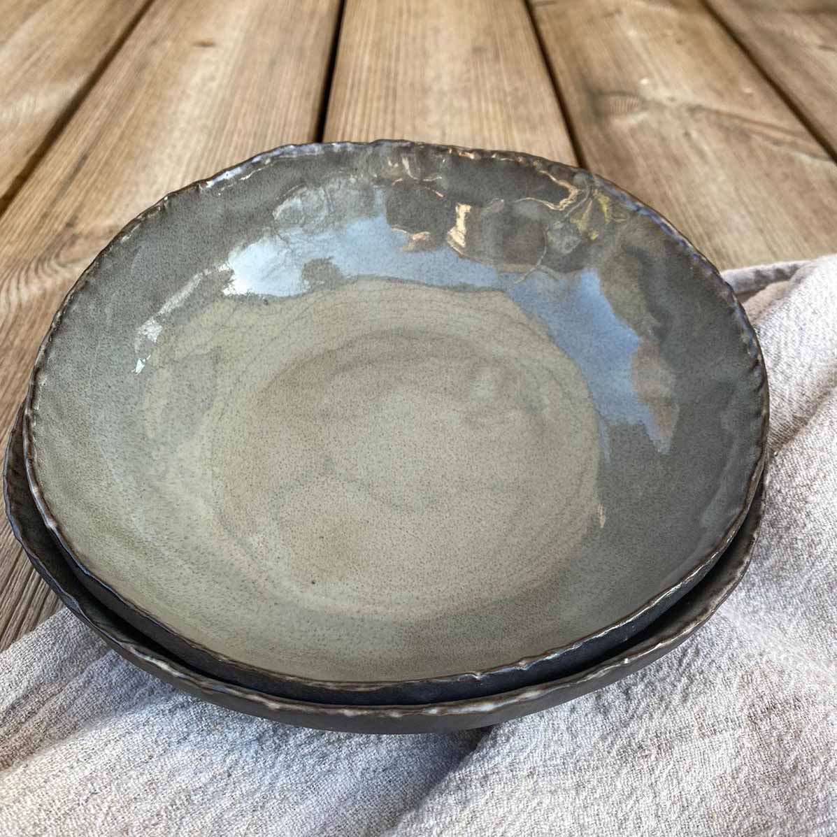 JOLO ORIGINAL Suppenschale mit dünnem Rand, Keramikschale