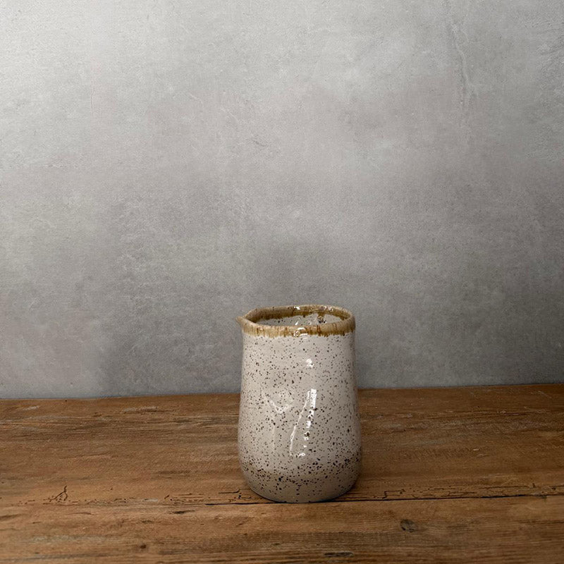 BOHEMIAN White Becherset mit Krug - FRANZARTKERAMIK