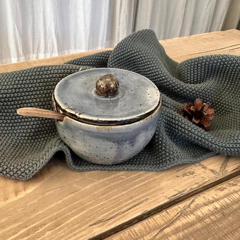 BOHEMIAN Blue Zuckerdose